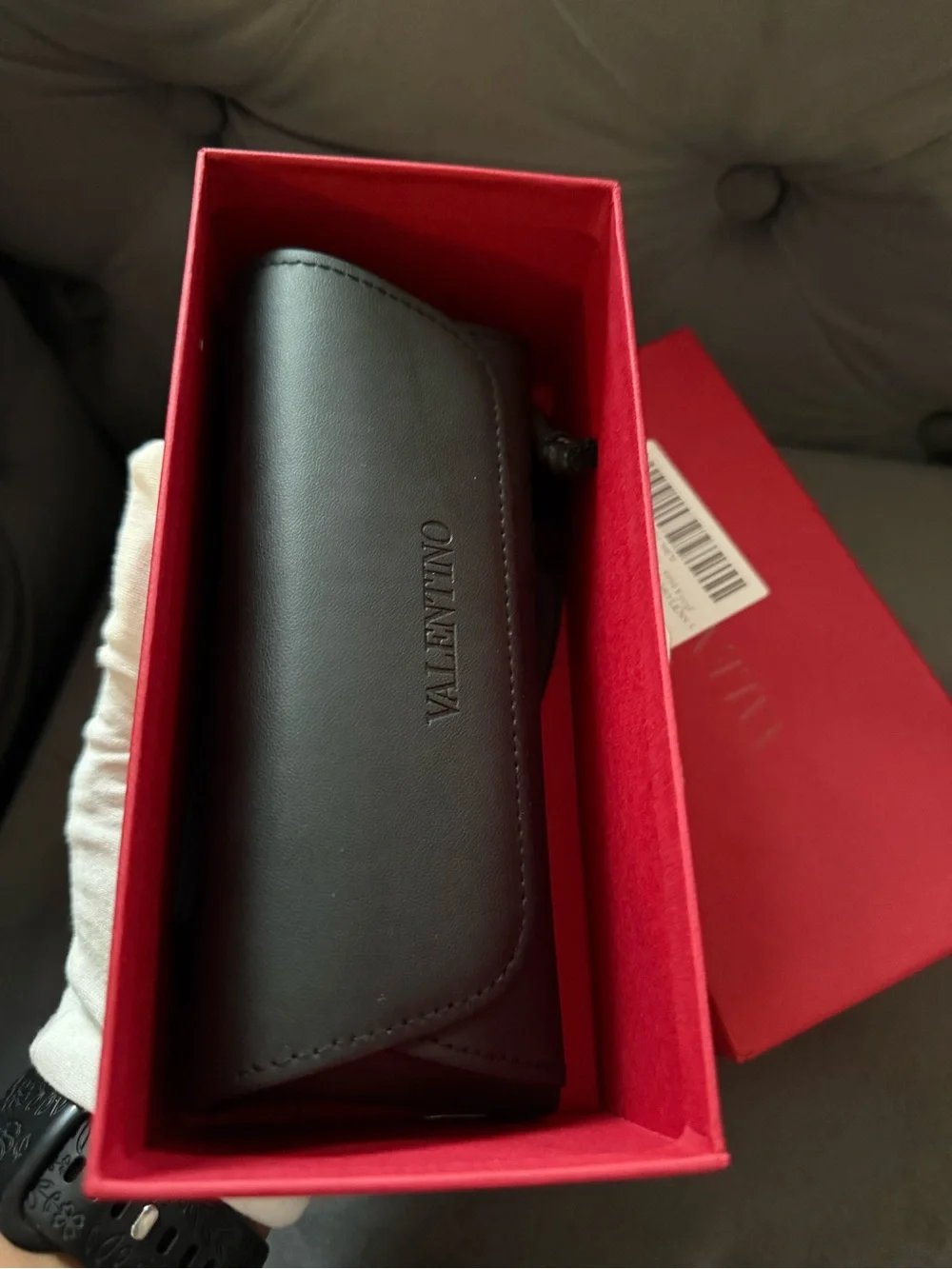 Valentino VA3073 5194 Eyeglass Frames Red Havana Black NEW In Box